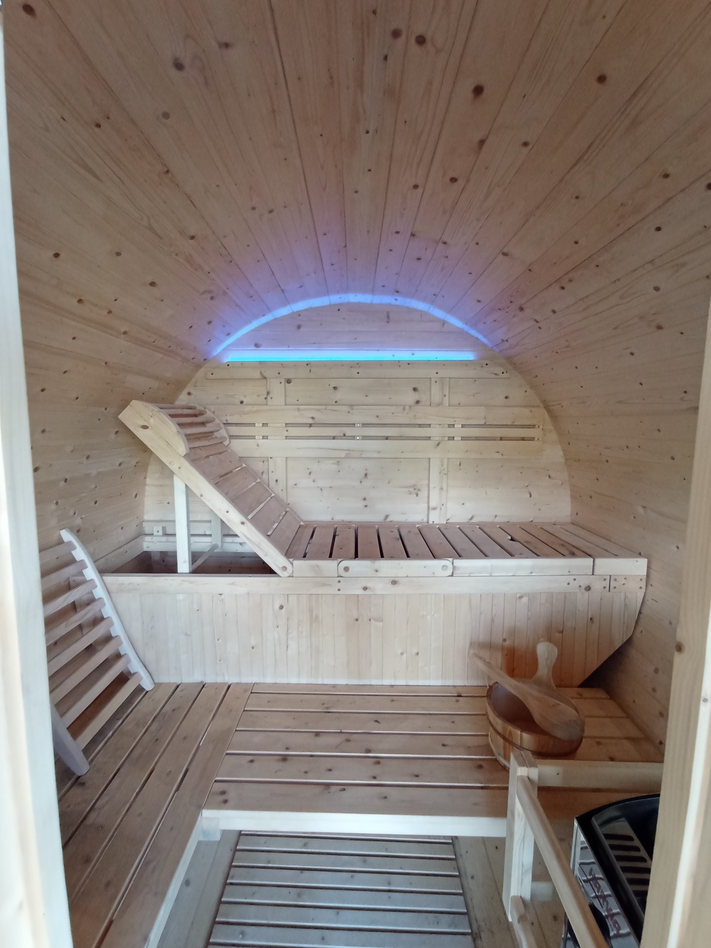 Intérieur sauna