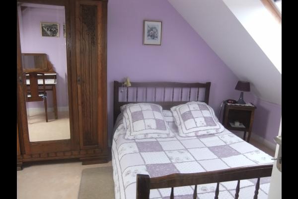 Location - Maison de vacances - Plaintel - Chambre lit double