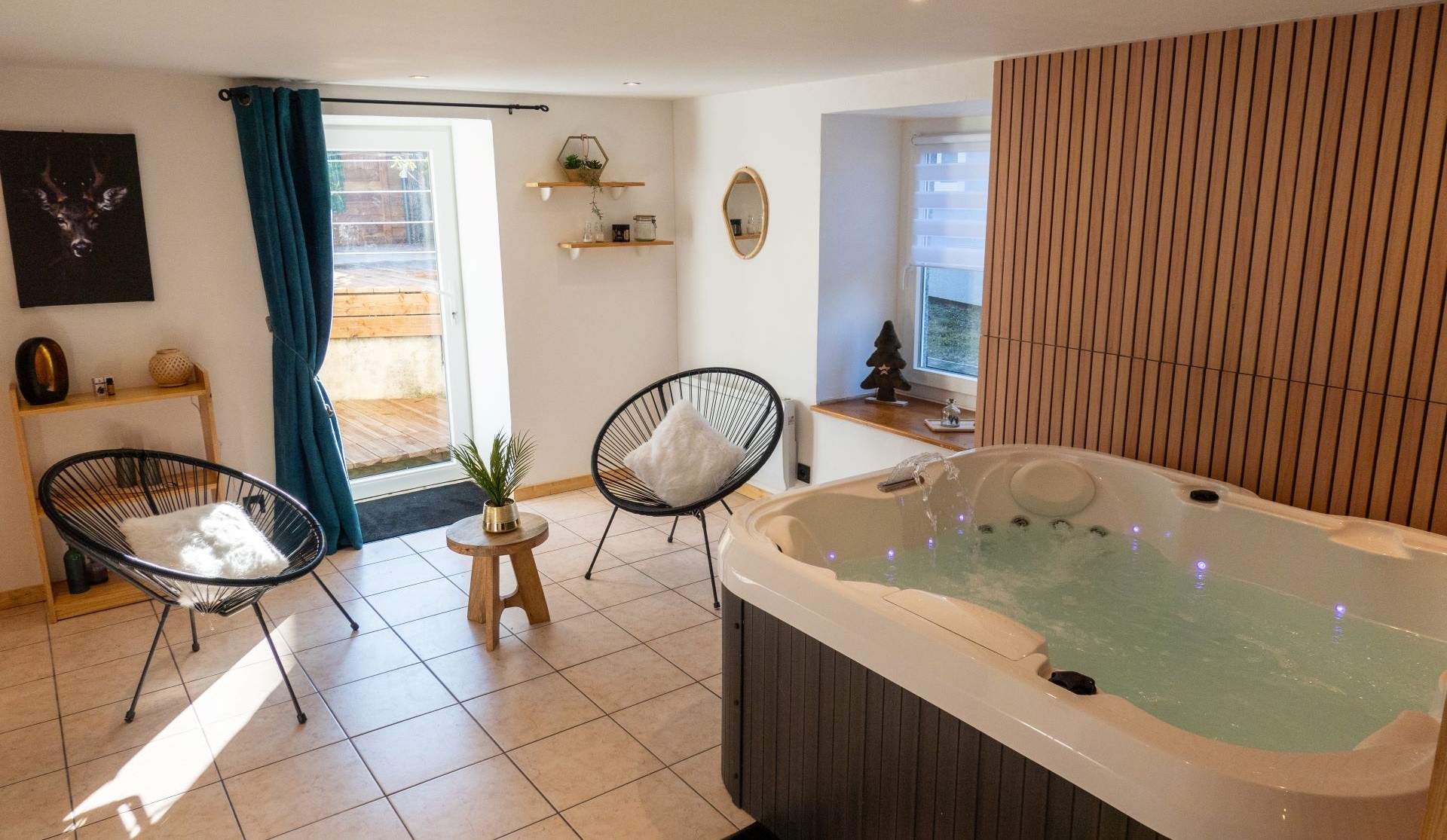 Pièce détente - Gite Perce Neige Bien être