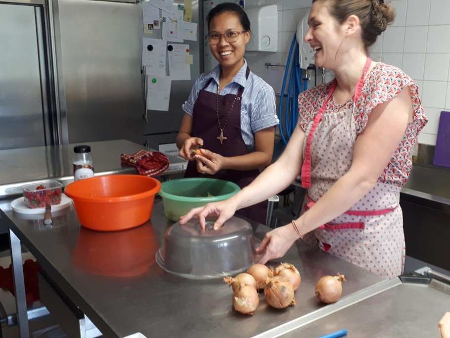 Abbaye de Saint Rambert en Bugey - Des repas faits maisons, sains et locaux