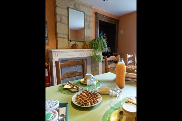 Petit déjeuner - Chambre d'hôtes l'An XII - Orchidées