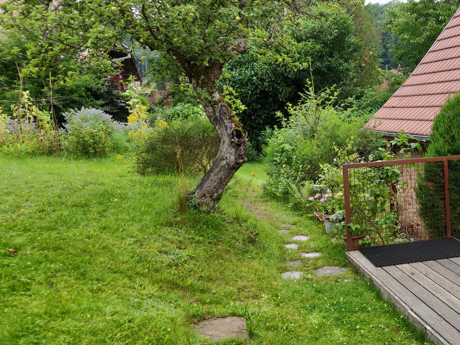 accès par la terrasse
