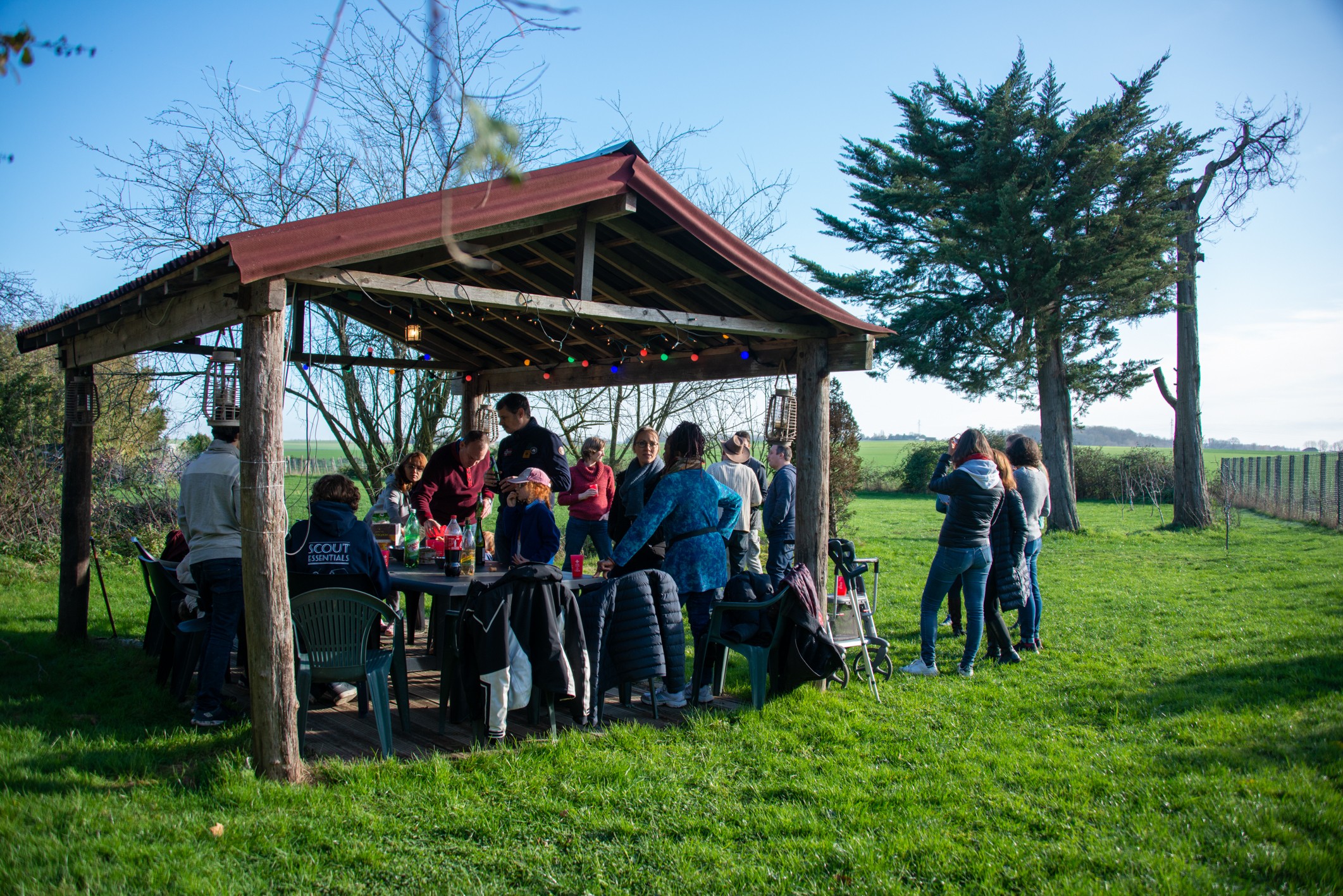 La "Guinguette" : l'endroit parfait pour les repas et barbecue de plein-air