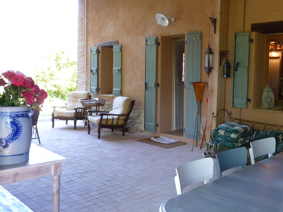 Tarn,Occitanie, salon extérieur de détente