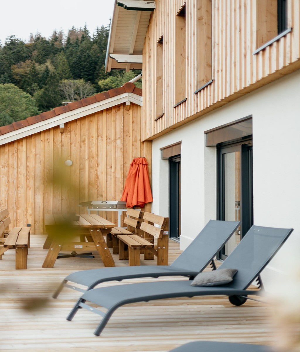 Terrasse - Gîte O Sources Gérardmer