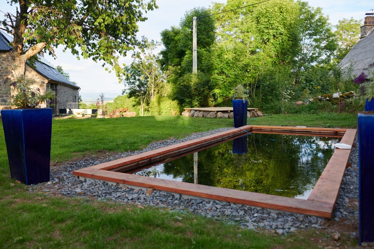 Piscine en bois écologique