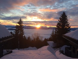 déclinaison des coucher de soleil vus du chalet