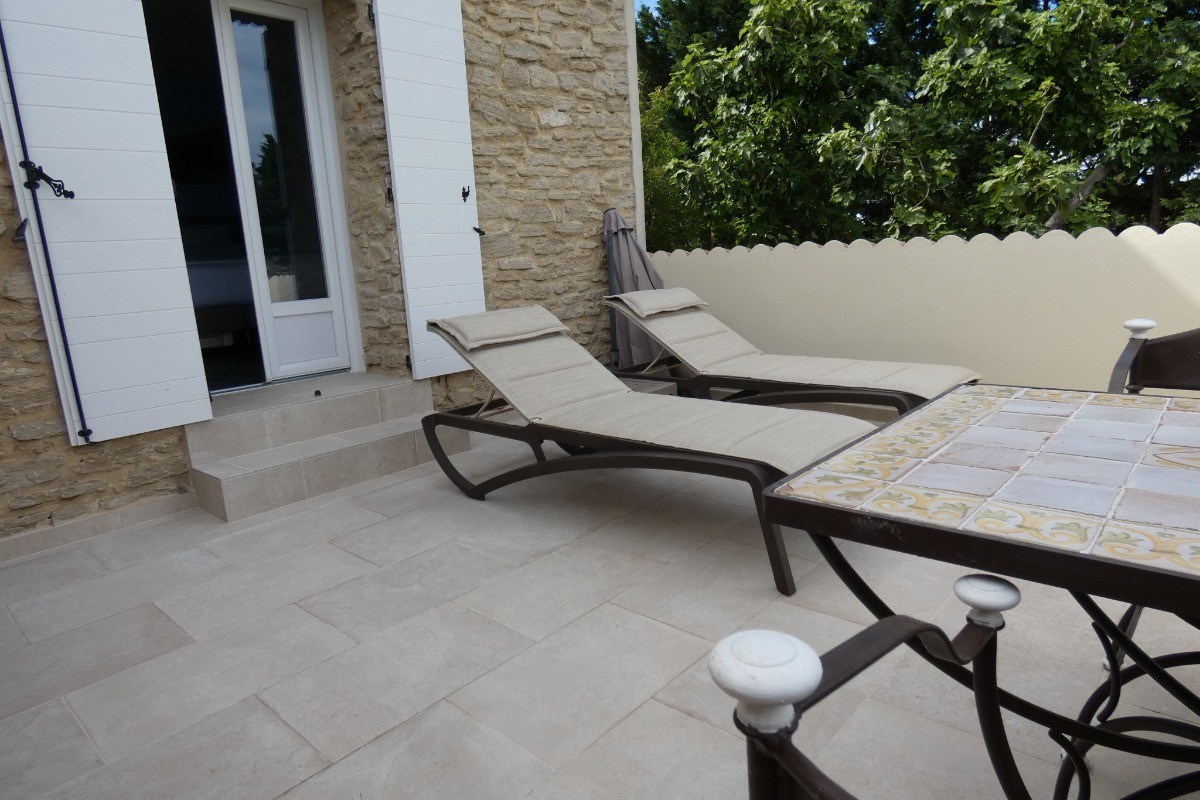 Terrasse chambre Le Partage des Eaux