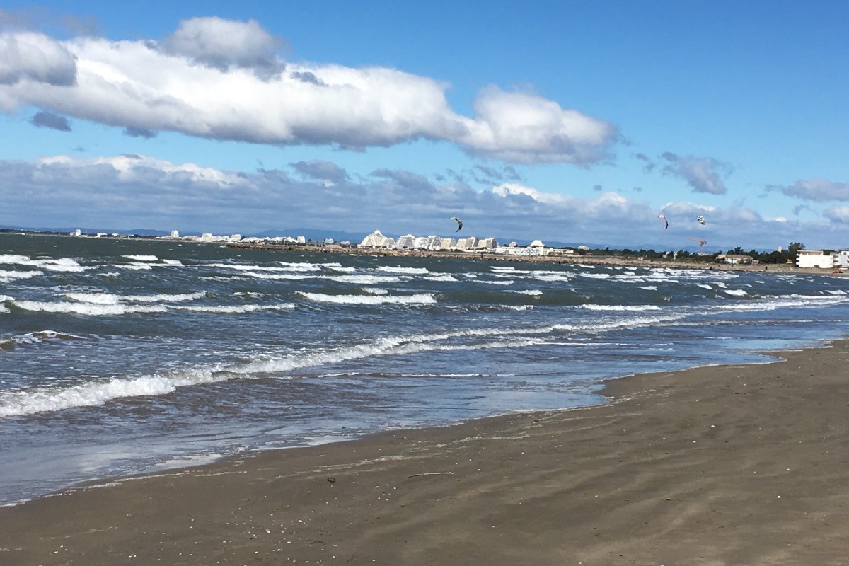 Plage du boucanet un jour de vent !