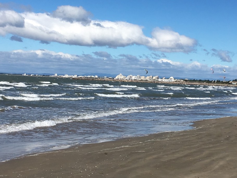 Plage du boucanet un jour de vent !