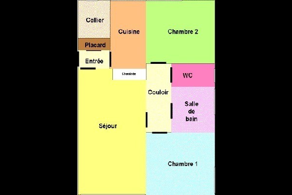 Plan de l'appartement