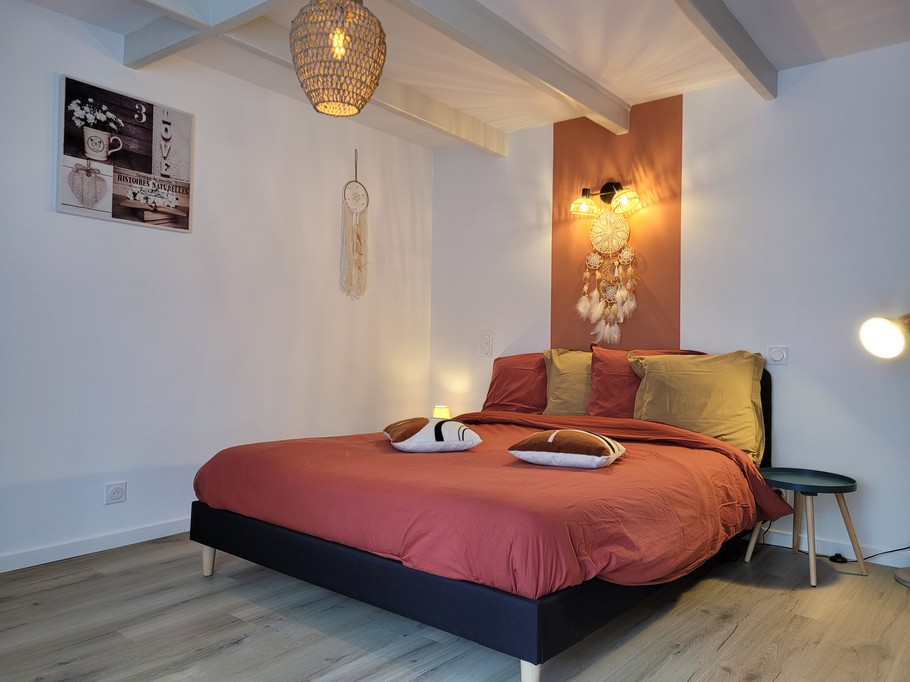 Maison Clévacances Plouézec chambre lit 160