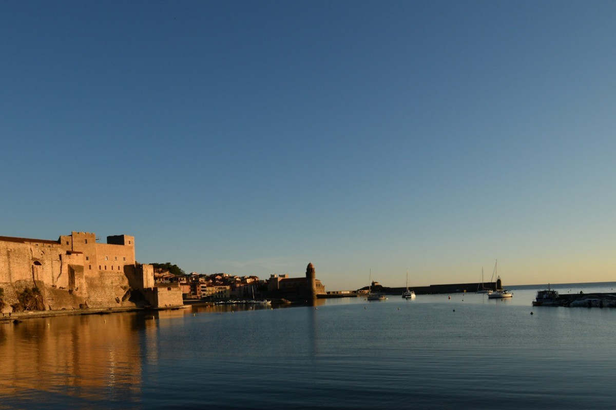 La baie de Collioure au matin