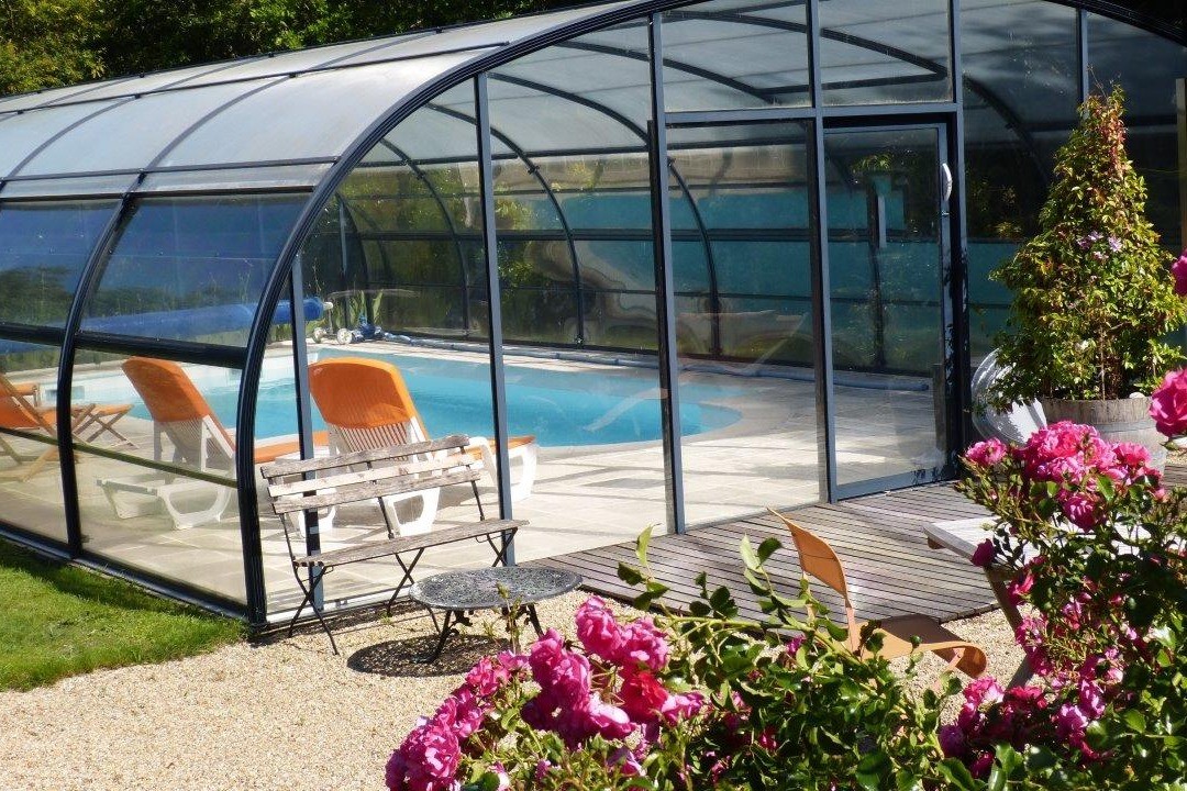 Vue sur la piscine