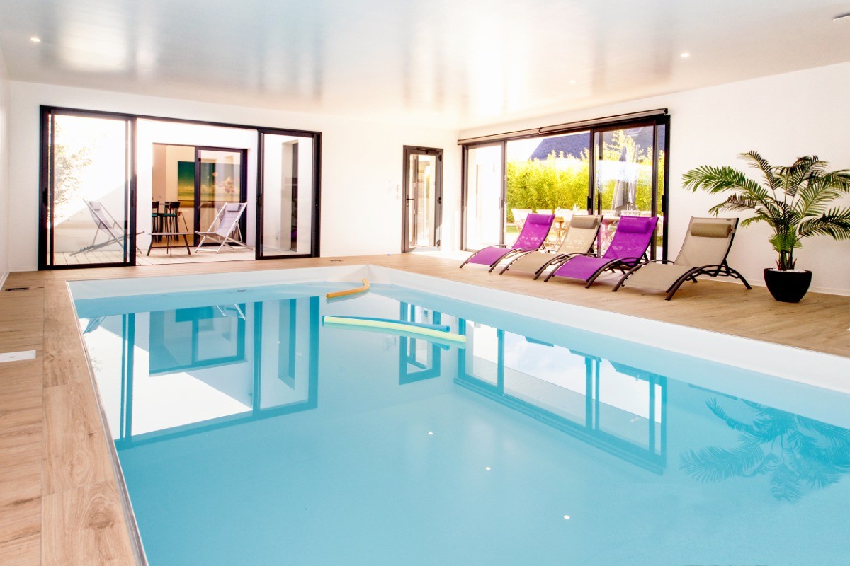 Piscine chauffée à 29 degrés