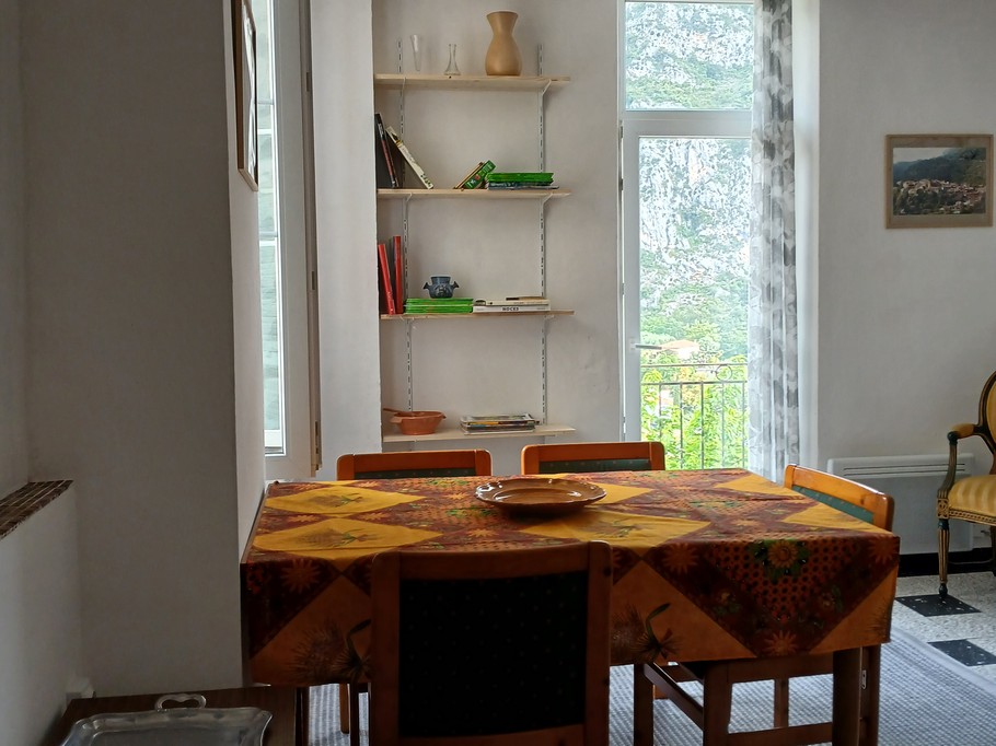 The dining table