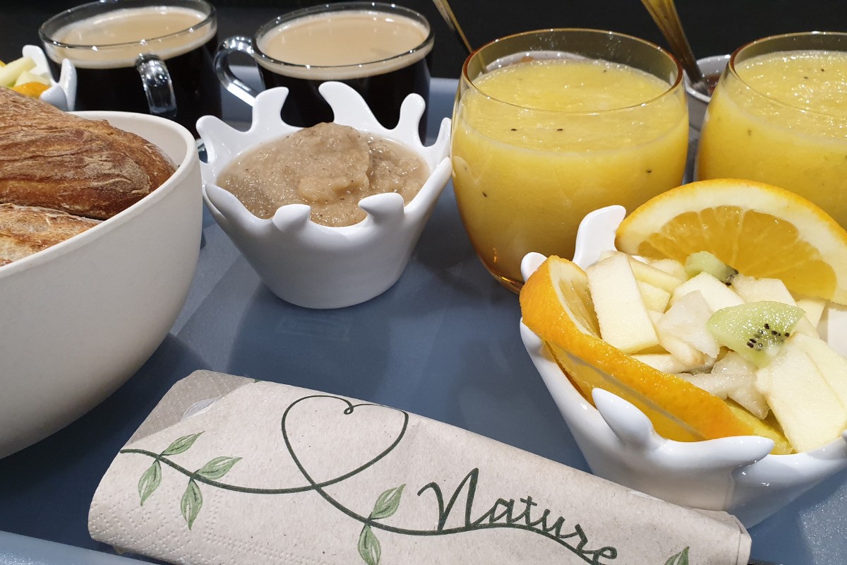 Petit déjeuner healthy mais vous pouvez aussi le choisir gourmand