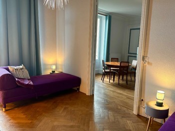 Chambre 2 modulable, lit 90 jumeaux - Neufchâtel - Château Viéndal