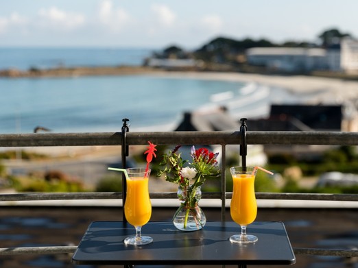 vue plage de Trestel du balcon