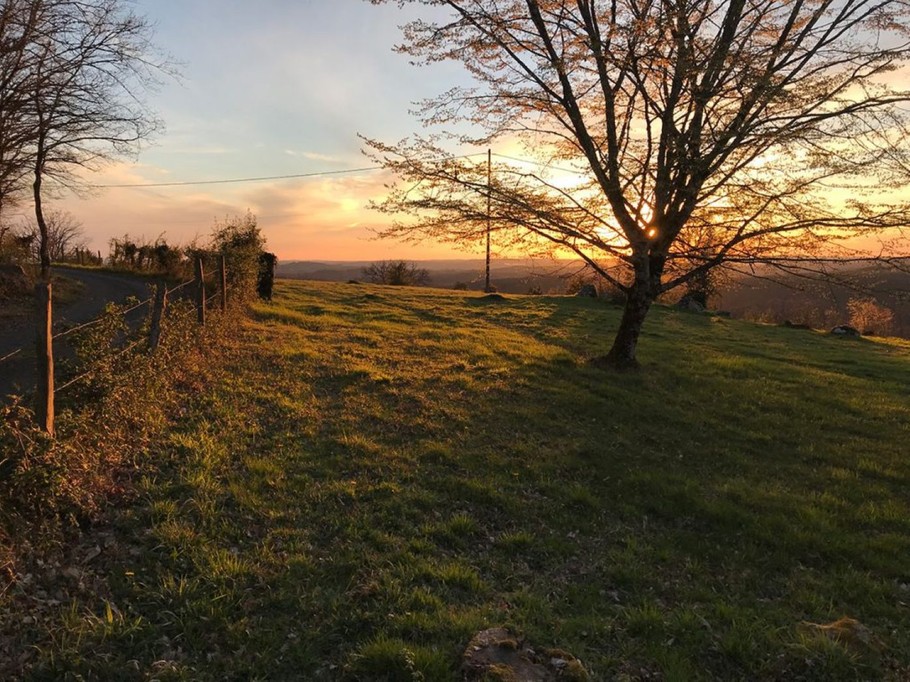 Coucher de soleil au Domaine d'Orion