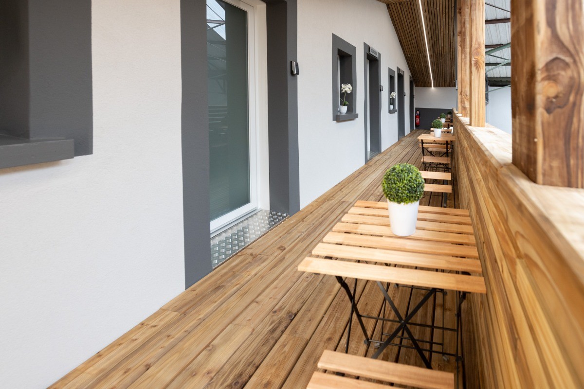 Terrasse - Studios Belross Le Rubis
