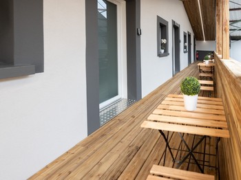 Terrasse - Studios Belross Le Rubis