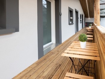 Terrasse - Studios Belross Le Rubis