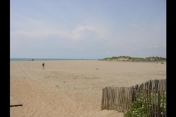 La plage de Portiragnes