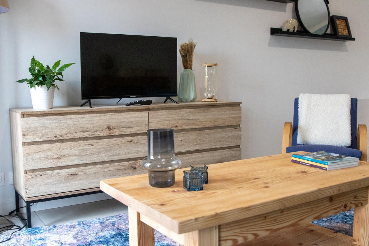 le salon du gîte Mer