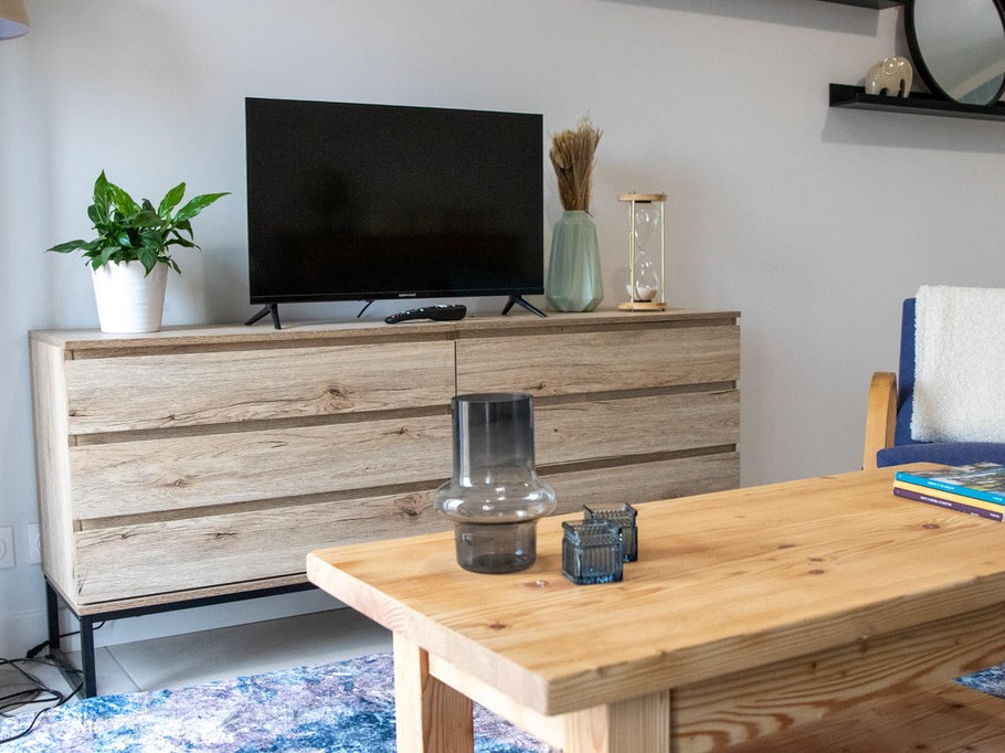 le salon du gîte Mer