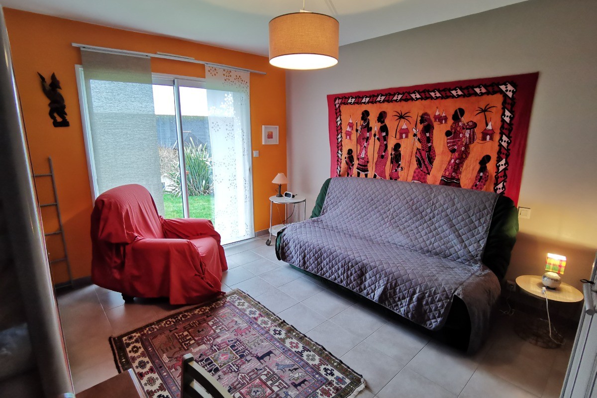 Chambre avec canapé convertible en 140