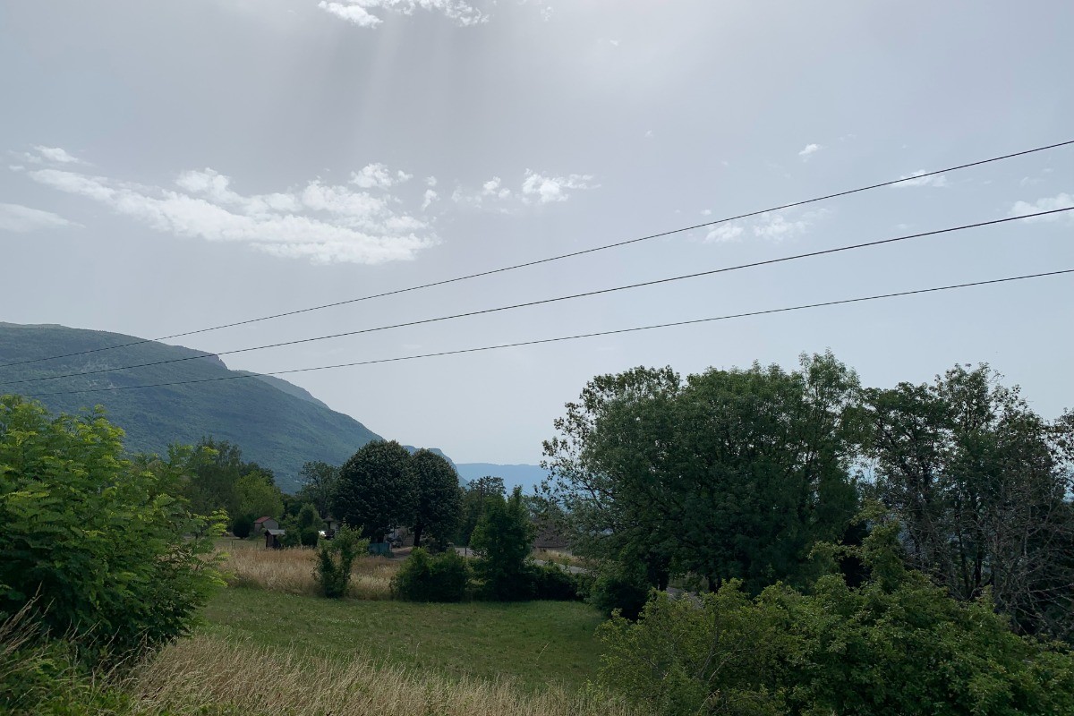 Gîte de Chassin - vue terrasse
