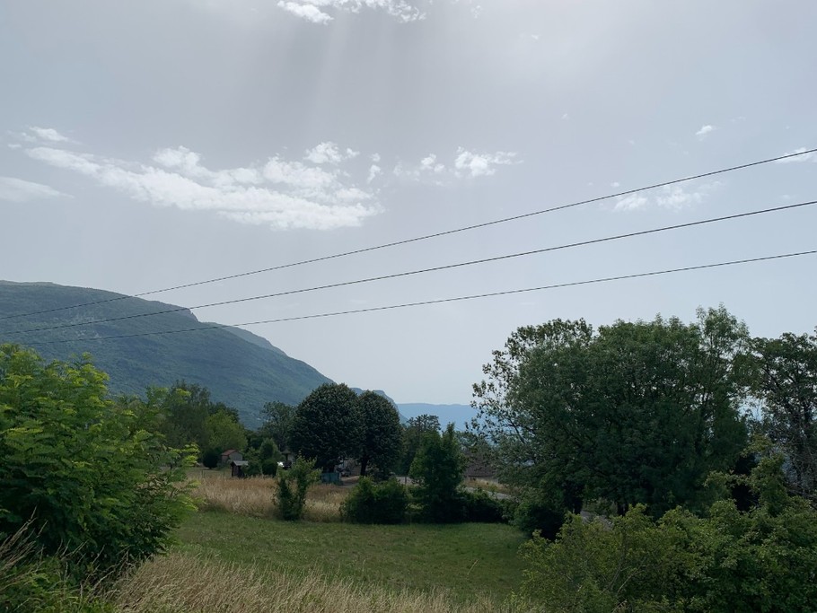 Gîte de Chassin - vue terrasse