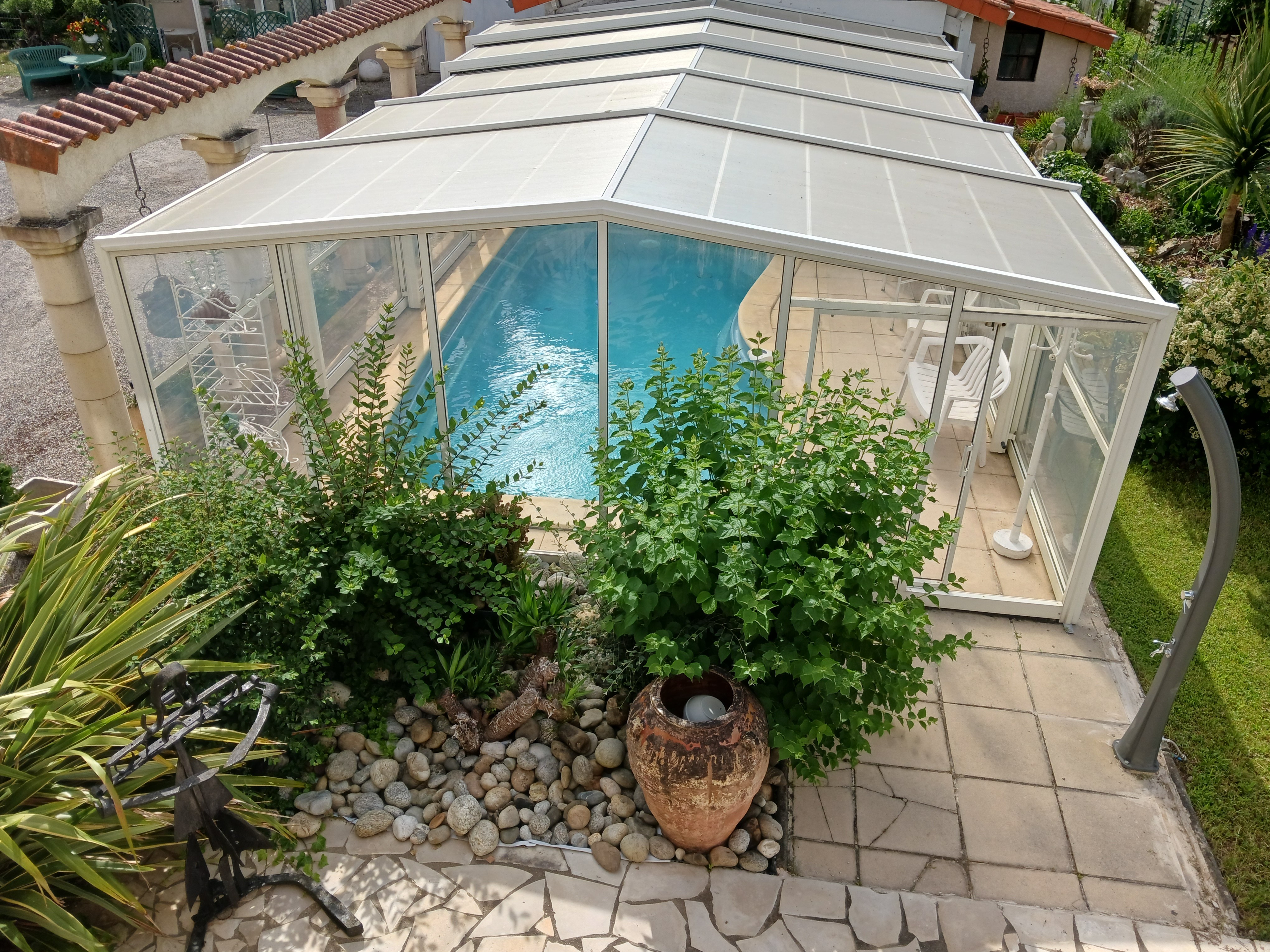 Vue piscine
