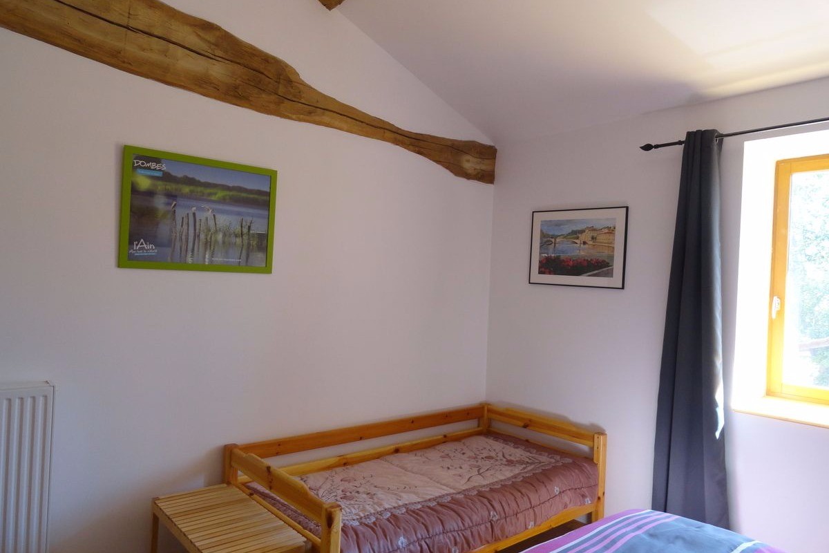 Ferme Passion - Chambre Dombes - Canapé ou 3° couchage