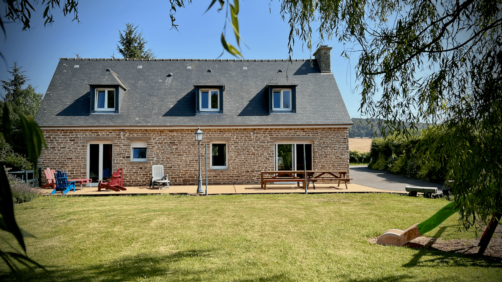 Façade du gîte