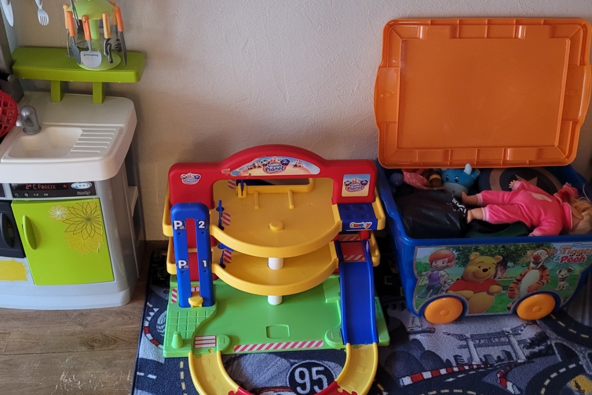 Jeux pour enfant, chambre mezzanine