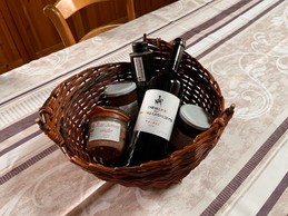 Panier gourmand offert à l'arrivée
