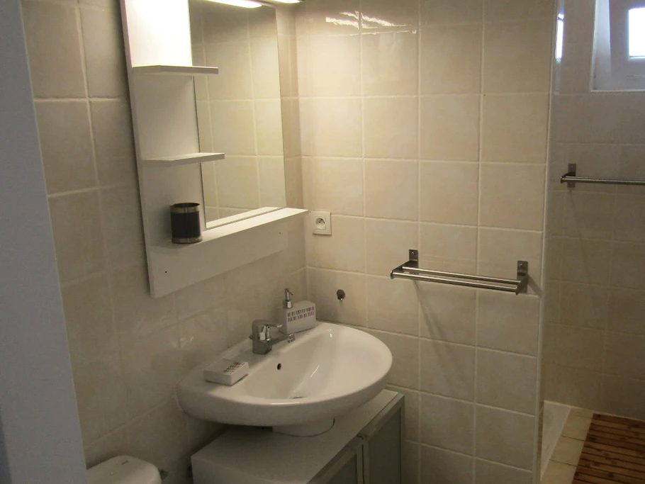 SDB avec douche à l'italienne