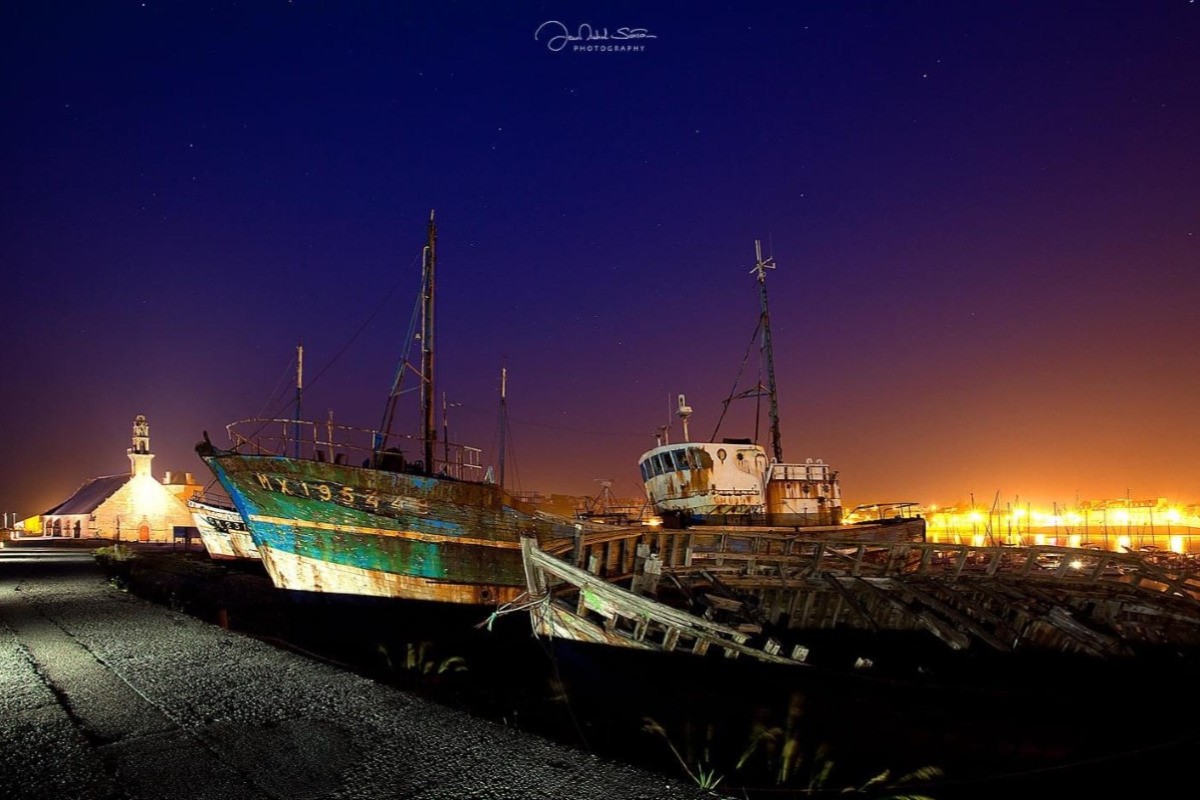 CAMARET SUR MER vu de nuit