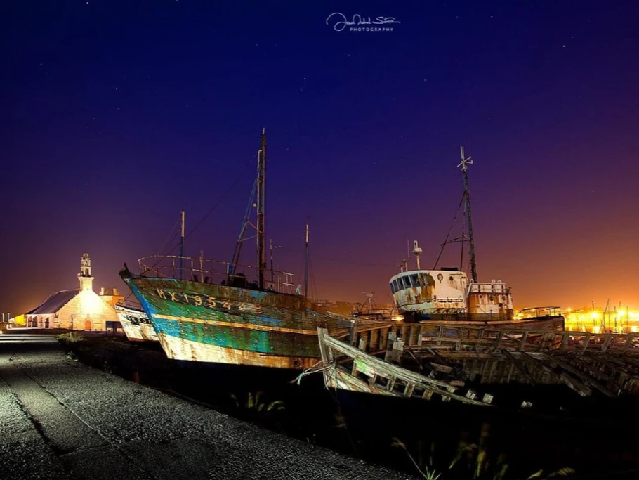CAMARET SUR MER vu de nuit