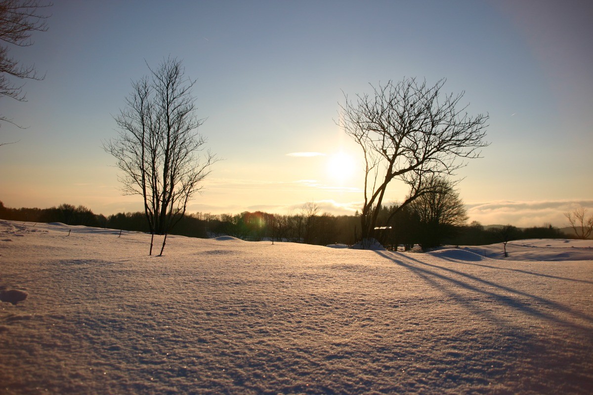 Gite d'Appolline paysage de neige