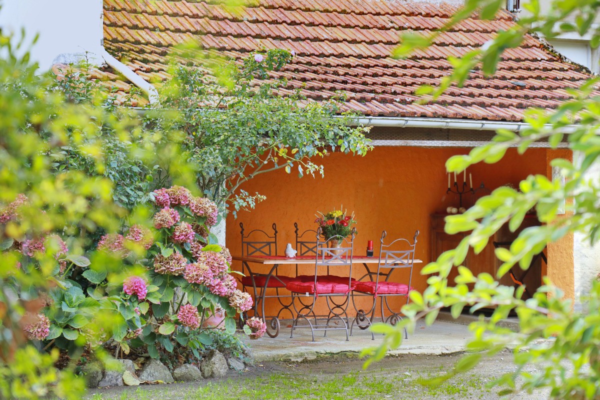 Le patio  afin de profiter du calme