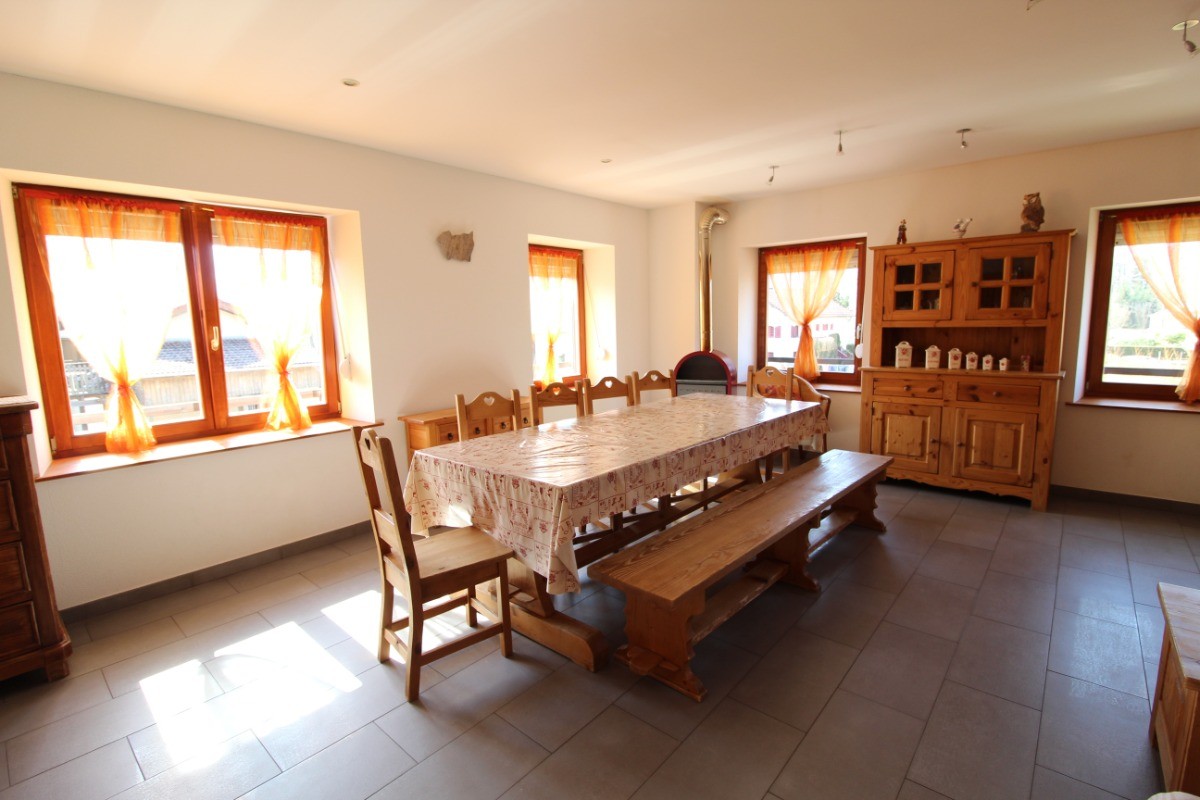 Pièce de vie, Gîte Jonquille - Domaine de la Prairie des Prés