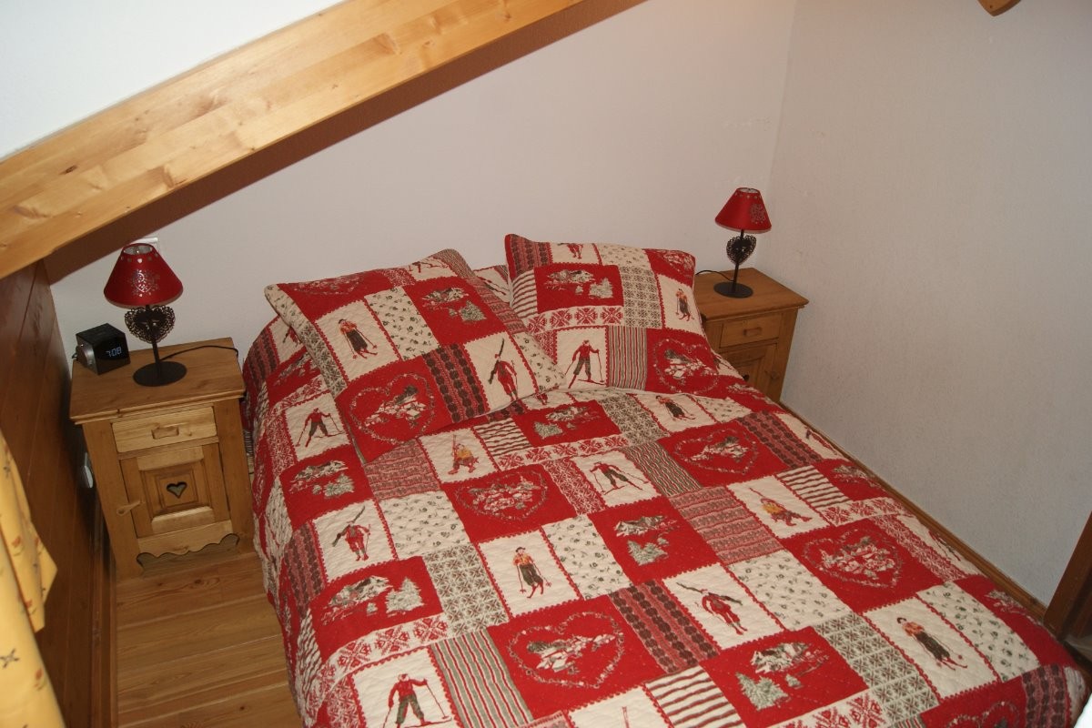 Chambre parentale - Joli appartement idéal pour les familles, départ ski aux pied Pralognan la Vanoise