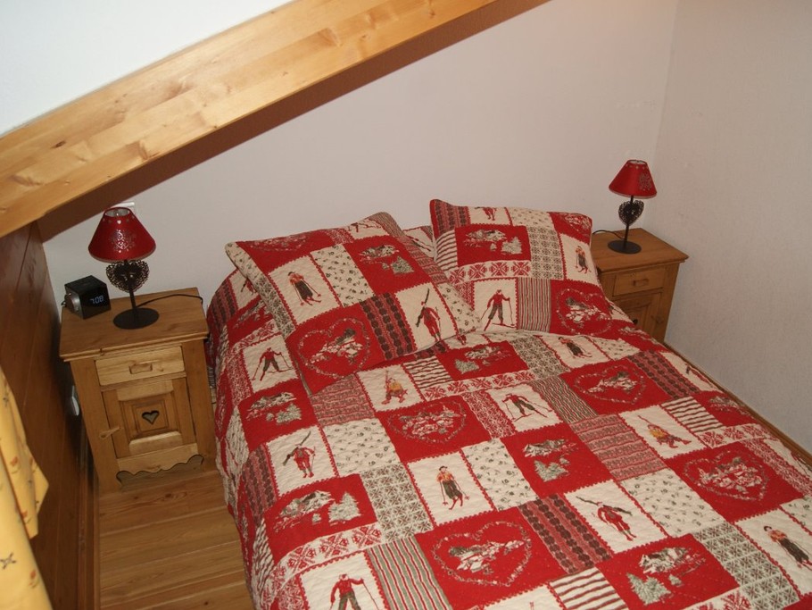 Chambre parentale - Joli appartement idéal pour les familles, départ ski aux pied Pralognan la Vanoise