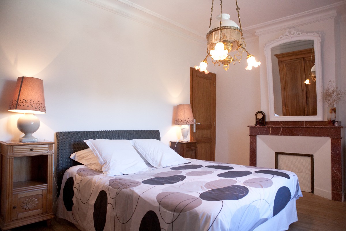 chambre côté piscine