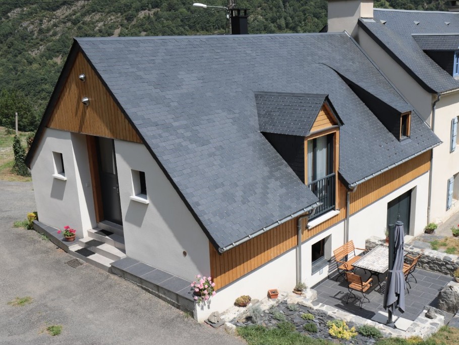 Le gite Castéra avec sa terrasse
