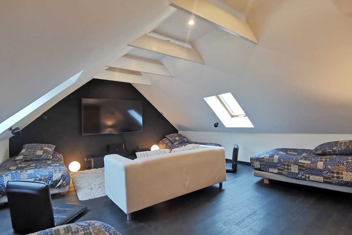 Deuxième chambre 4 lits de 90 (écran non utilisable)