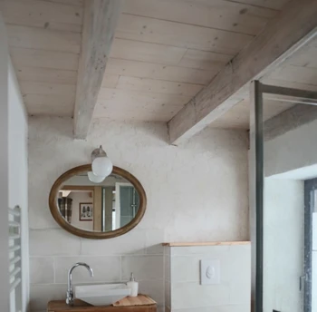 Salle d'eau - Chambre d'hôtes Point Mousse à la ferme sous les Hiez à Cornimont